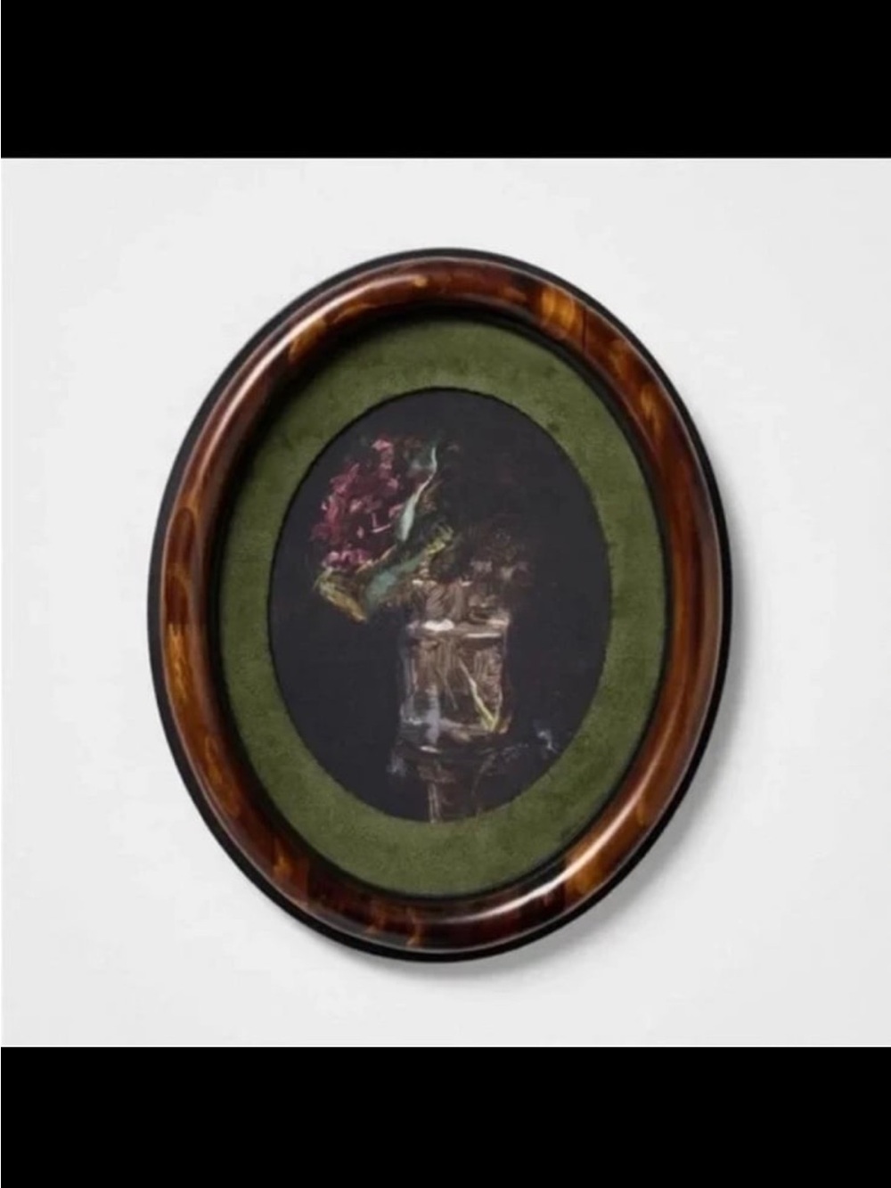 Oval Frame Floral Wall Art - Threshold designed with Studio McGee